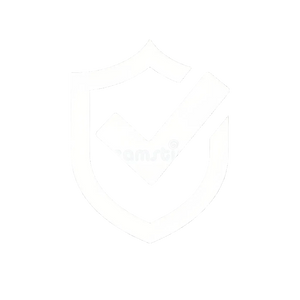 Green shield icon with a check mark on a white background